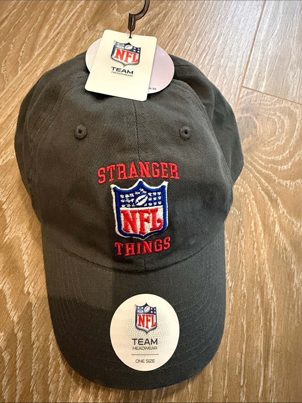 Stranger Things x NFL Adjustable Hat One Size Netflix Team Headwear New